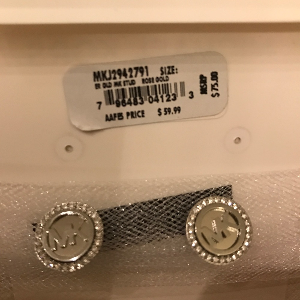 🆕 MK Sterling Silver Stud Earring - Picture 5 of 5